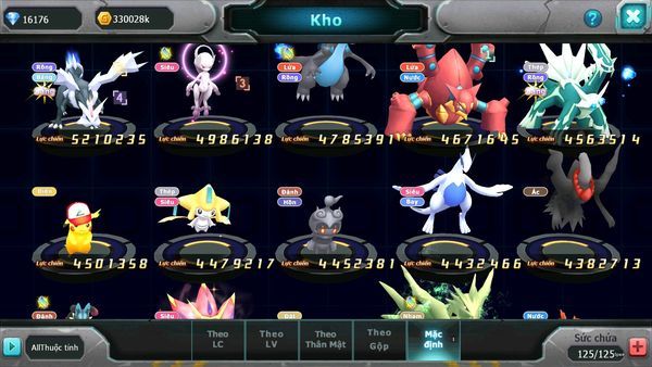 ❤️Mã số: 047-sv1219-top3- hooh ch dynamax- cặp chó bc- meltan bc pr dialga bc vip17 quá khủng