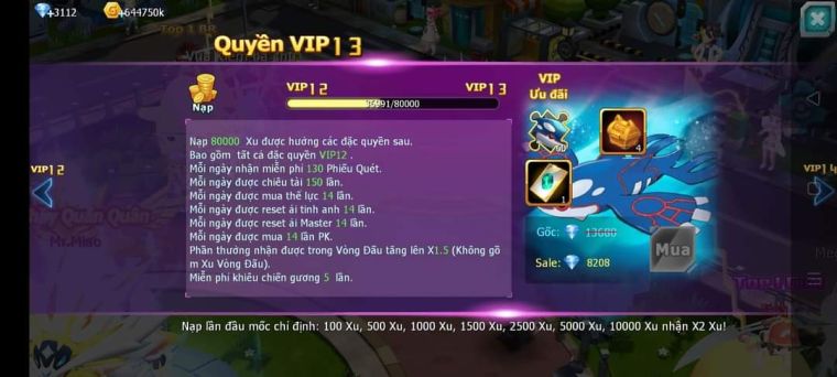 Tl864/S1300/Ftt gmail bke 100% bao chơi /vip12/điance cộng hưởng dynamax