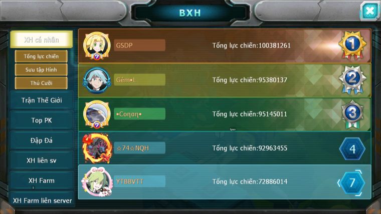 ❤️Mã số: 057-sv1094-top6- 1k2 sách -28k kc- hooh black hentran cộng hưởng dynamax- unvoa bc ( 10tr ) white dynamax 3 team ngon lành