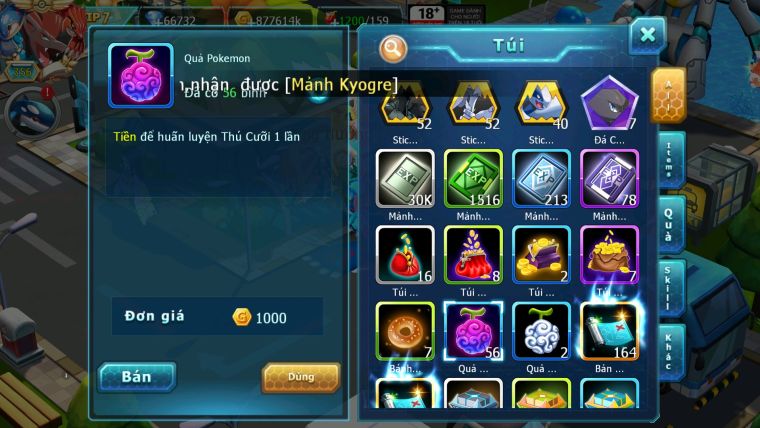 ❤️Mã số: 059-sv961-top18-1k sách- hooh ch dynamax-pal cộng hưởng team bay khủng team nước btaa bc nhiều pet bá chủ siêu hot tài nguyên bao la 66k kc