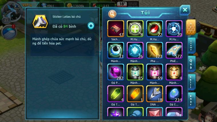 ❤️Mã số: 062-sv1528-top14- mew giáp bc quá bá đạo skill bí ngon- lati bc đi pet nl bao phê nhiều tn