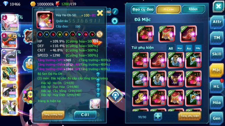 ❤️Mã số: 067-top2-3 cụm 5- sv289 team cham siêu bá yêu bay  nước build chuẩn sét đồ gắt nhất game!- dòng % nhìn ảo tung chảo- đp cao- có hoopa bá chủ ngon lành chỉ số cao