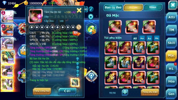 ❤️Mã số: 067-top2-3 cụm 5- sv289 team cham siêu bá yêu bay  nước build chuẩn sét đồ gắt nhất game!- dòng % nhìn ảo tung chảo- đp cao- có hoopa bá chủ ngon lành chỉ số cao