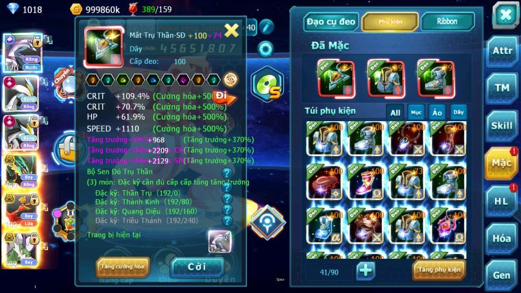 ❤️Mã số: 087-SV655-TOP6- Pal Wb Cộng Hưởng DYnamax siêu bá- team bay bá chủ nhiều pet siêu bá 3 team cham cực bá