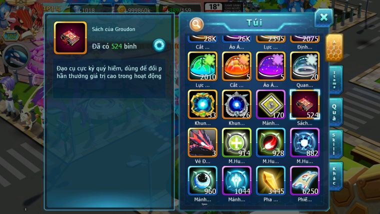 ❤️Mã số: 087-SV655-TOP6- Pal Wb Cộng Hưởng DYnamax siêu bá- team bay bá chủ nhiều pet siêu bá 3 team cham cực bá