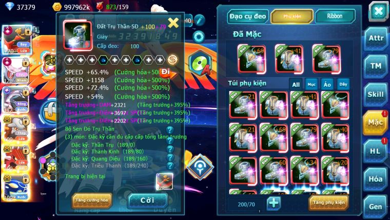 ❤️Mã số: 109- sv945- top8- Hooh Diancie Pal Cộng Hưởng Dynamax Full 3 team hot nhất hiện nay tài nguyên bao la đi cham bao phê