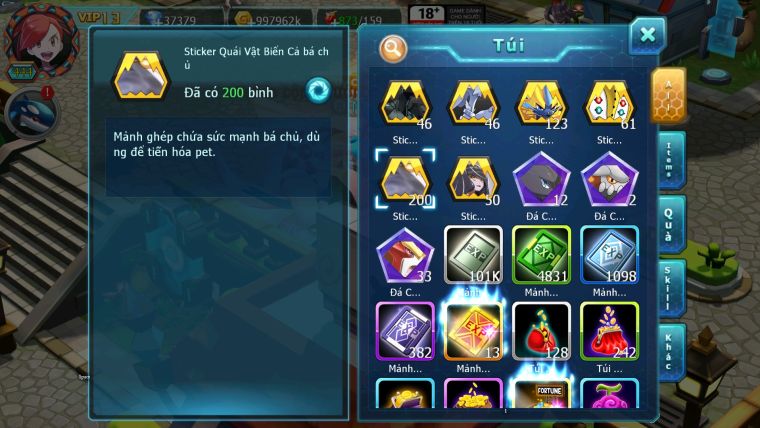 ❤️Mã số: 109- sv945- top8- Hooh Diancie Pal Cộng Hưởng Dynamax Full 3 team hot nhất hiện nay tài nguyên bao la đi cham bao phê