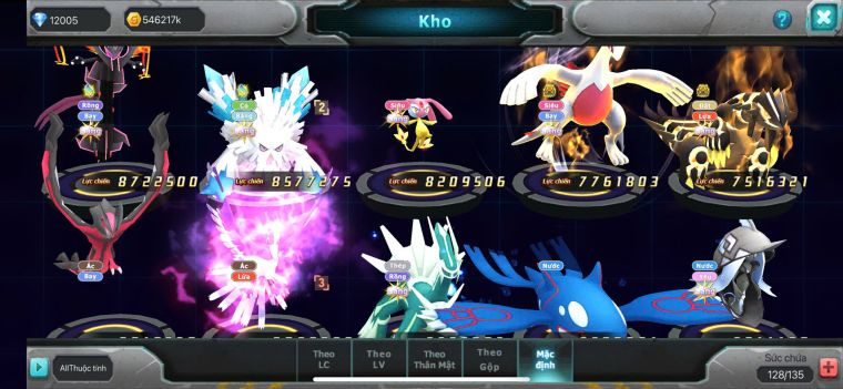 TPT140/s899/ cặp WB cộng hưởng dynamax + ho-oh cộng hưởng dynamax + mega necroma /215 mảnh lugia cộng hưởng