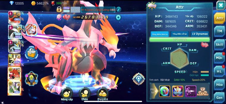 TPT140/s899/ cặp WB cộng hưởng dynamax + ho-oh cộng hưởng dynamax + mega necroma /215 mảnh lugia cộng hưởng