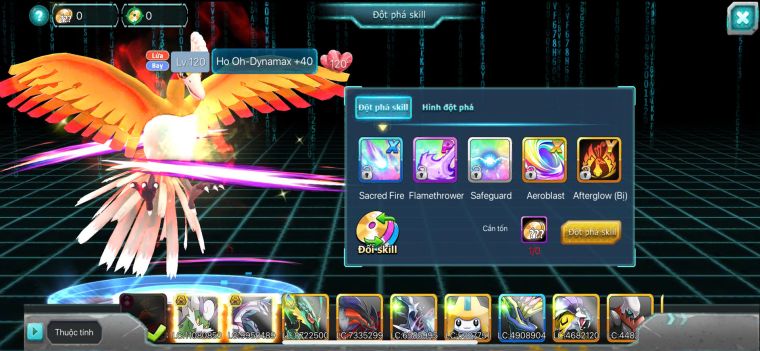 TPT140/s899/ cặp WB cộng hưởng dynamax + ho-oh cộng hưởng dynamax + mega necroma /215 mảnh lugia cộng hưởng