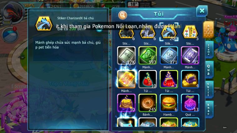 ❤️Mã số:170-sv1369- 24k kc- 1k4 sách hooh dynamax - yvental thần gió bc nhiều pet huyền thoại