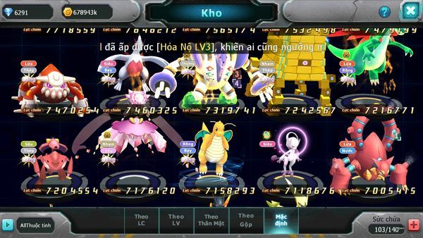 ❤️Mã số:172-sv433-top12- Hooh Cộng Hưởng Dynamax- Sét SS- Pal Ch PR GIRATINA CH SIÊU BÁ ĐẠO!- 3 TEAM NGON LÀNH FULL PET NGON CHO AE TEST