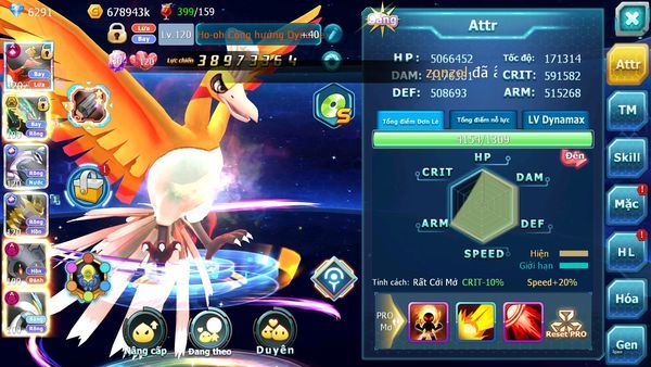 ❤️Mã số:172-sv433-top12- Hooh Cộng Hưởng Dynamax- Sét SS- Pal Ch PR GIRATINA CH SIÊU BÁ ĐẠO!- 3 TEAM NGON LÀNH FULL PET NGON CHO AE TEST