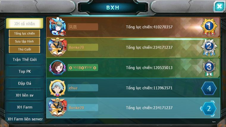 Mã số: BH1: S108- Top2 Cham Cụm 2 - Top 3-4 Master - Full 3 Team cực bá meta hiện tại hooh 100m lc cham siêu bá