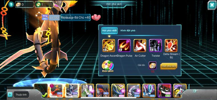 TPT181/S424/Hopa bá chủ + ho-oh dynamax + ray bc + nhiều pet bá chủ khác