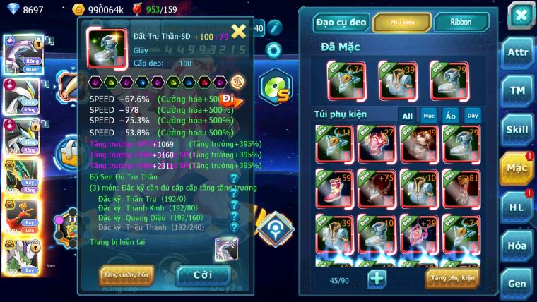 ❤️Mã số: 234-s655-top6 - pal cộng hưởng- wb cộng hưởng dynamax- team bay bá chủ 3 team cham cực mạnh thích hợp cho ae mê cham nhiều pet bá chủ