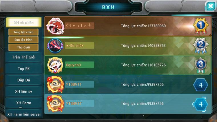 ❤️Mã số:238-sv 558-top4 ( top3 cham mùa trước )- wb cộng hưởng dynamax team bay rayquaz dyanamx cực bá team hoopa bá chủ cực ngon lành 3 team cham phê