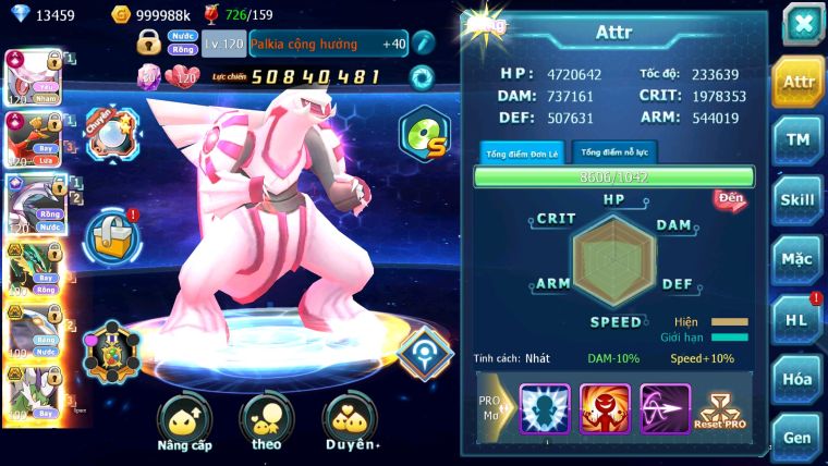 ❤️Mã số: 304-sv289-Top2 cham cụm 5- Diancie CH dynamax- Hooh CH dynamax Pal Ch dynamax Hoopa bá chủ 3 team cực bá đạo cham phê