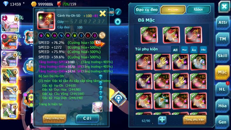 ❤️Mã số: 304-sv289-Top2 cham cụm 5- Diancie CH dynamax- Hooh CH dynamax Pal Ch dynamax Hoopa bá chủ 3 team cực bá đạo cham phê