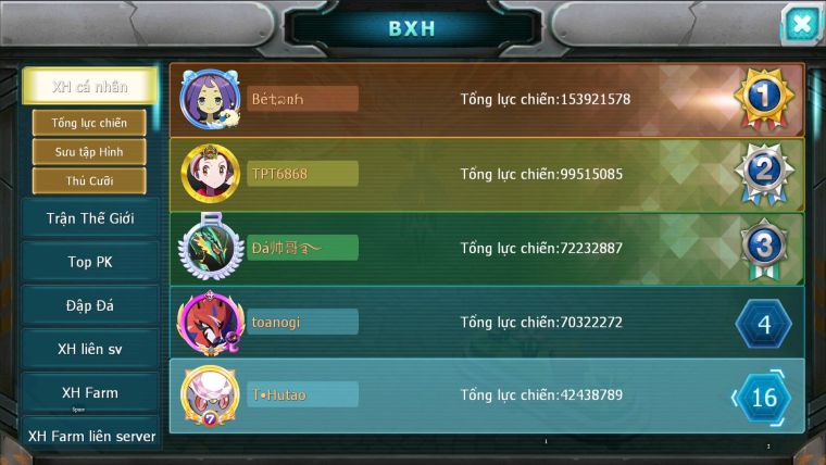 ❤️Mã số: 315-sv1219- top16- hooh cộng hưởng dynamax diancie bc unvoa wb abs chủ cặp cá bá chủ team cực ngon