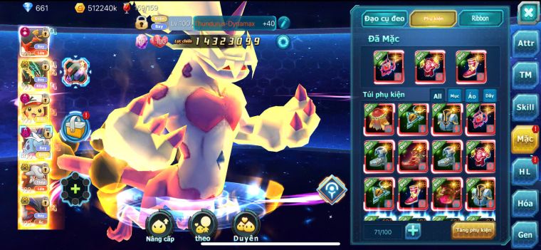 TPT212/s1124/ho-oh ch dynamax + pikachu béo dynamax + thần điện dynamax