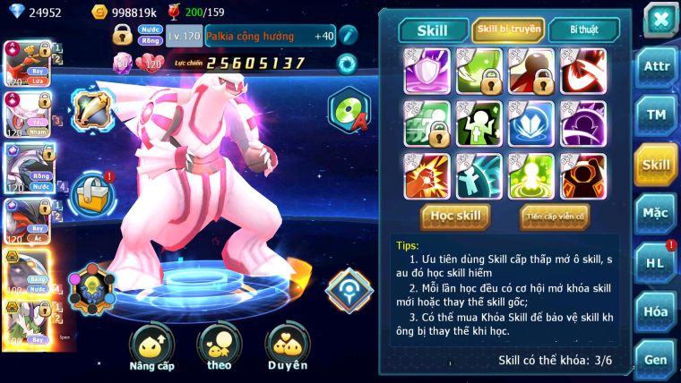 ❤️Mã số:362-sv905-top4- hoooh  cộng hưởng dynamax diancie ch dynamax pal ch yvetal echo 3 team cực bá đạo quá kinh cho ae đánh cham