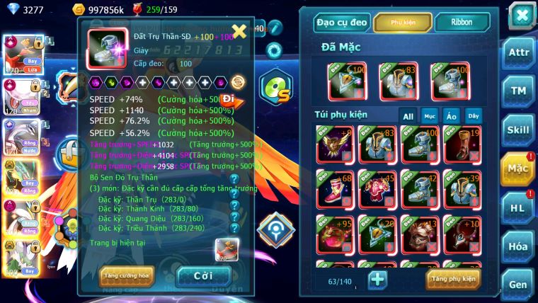 ❤️Mã số:306-sv561-top2-3- 45k kc- hooh cộng hưởng dynamax- diancie ch dynamax pal cộng hưởng- hoopa bá chủ wb dynamax nhiều pet huyền thoại