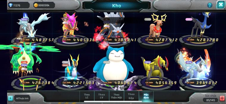 TPT255/s782/lugia cộng hưởng + ho/oh dynamax (196 mảnh cộng hưởng) + pikachu béo