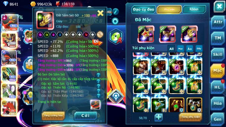 ❤️Mã số:410-sv1275-top4-vip15-Hooh ch dynamax- Vua Khiên Bá Chủ Yvetal cộng hưởng rayquaza thần gió build ss full ngon