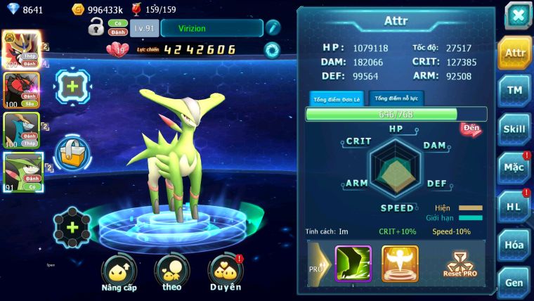 ❤️Mã số:410-sv1275-top4-vip15-Hooh ch dynamax- Vua Khiên Bá Chủ Yvetal cộng hưởng rayquaza thần gió build ss full ngon