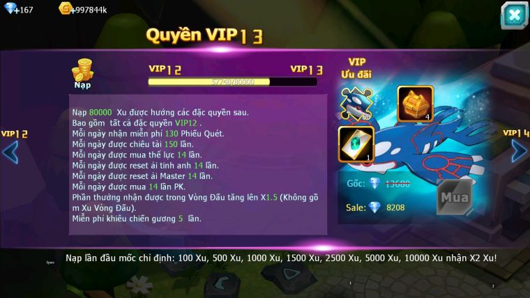 ❤️Mã số:534-sv1219-top17-vip12- hooh cộng hưởng dynamax unvoa bộ ba unvoa bá chu diancie bá chủ cặp cá bá chủ quá nhiều pet ngon