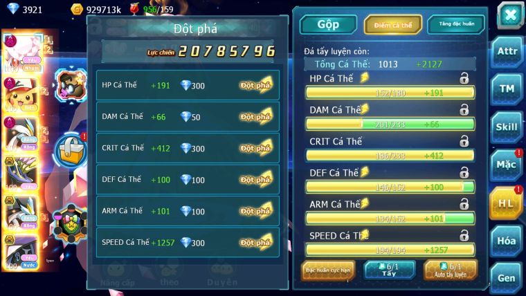 MÃ :598-SV681-TOP25 TEAM YÊU DYNAMAX TEAM ĐIỆN DYNAMAX WHITE DYNAMAX CỰC NHIỀU PET XỊN