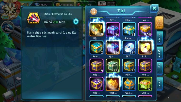 MÃ : 720- SV389- TOP1-2 HOOH - PAL- Z100 CỘNG HƯỞNG DYNAMAX CỰC NGON- MEGANEC- HOOPPA- RAYQUAZA BC- 3 TEAM CỰC NGON CHO AE ĐAM MÊ CHAM