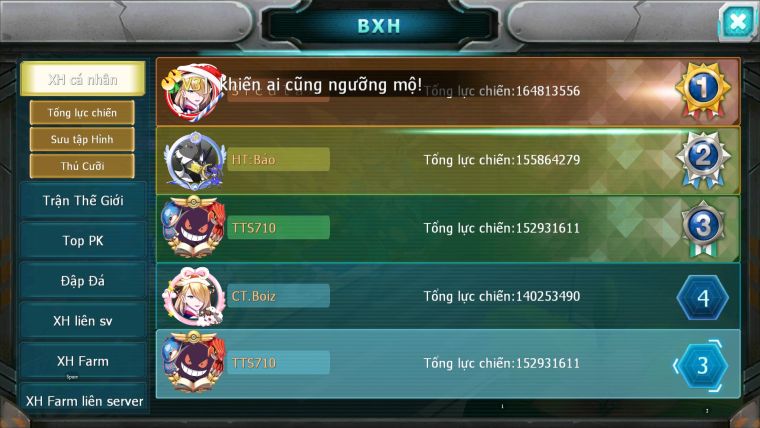 MÃ: 710-SV561- TOP3 CHAM CỤM- HOOH - DIANCIE PALKIA CỘNG HƯỞNG DYNAMAX -WB DYNAMAX HOOPA BÁ CHỦ QUÁ NGON NHIỀU PET HT BUILD CHUẨN CHAM