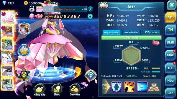 MÃ : 726-SV170-TOP13-V15- DIANCIE HOOH DYNAMAX RAYQUAZA BC- UNVOA WB BC 3 TEAM CỰC CHẤT FULL SÉT ĐỒ XỊN BUILD CỰC ĐỈNH