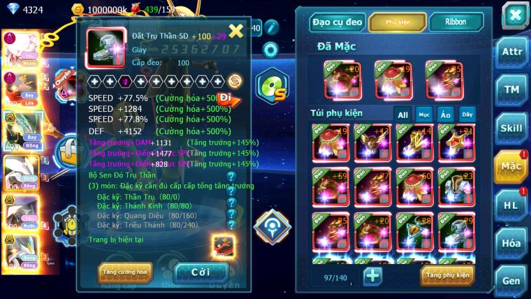 MÃ : 726-SV170-TOP13-V15- DIANCIE HOOH DYNAMAX RAYQUAZA BC- UNVOA WB BC 3 TEAM CỰC CHẤT FULL SÉT ĐỒ XỊN BUILD CỰC ĐỈNH