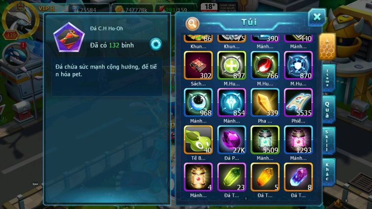 MÃ : 723-SV1057-TOP11- PALKIA CH BUILD FULL SS CỰC ĐỈNH, RAYQUAZA BC- HOOH BC MEW GIÁP BC CẶP CÁ BC 3 TEAM CỰC BÁ CHO AE ĐAM MÊ TEAM CRIT