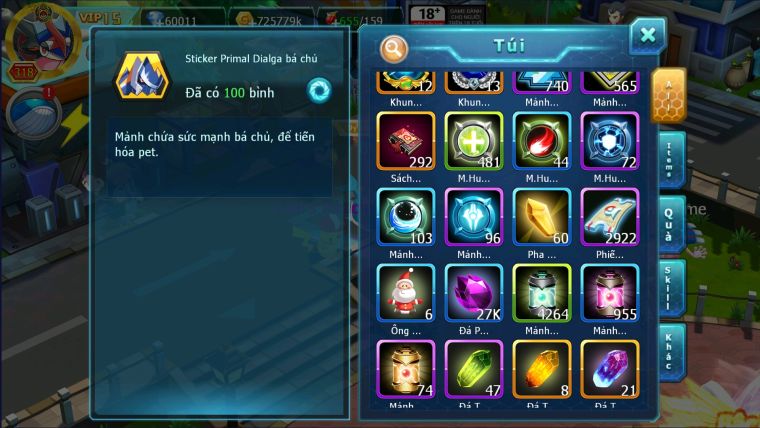 MÃ : 747- SV1275- TOP5 PK - 60K KC- HOOH CH DYNAMAX -  YVETAL CH CỰC BÁ ĐẠO - VUA KHIÊN BÁ CHỦ FULL 2 SAO - 3 TEAM CỰC NGON CHO AE