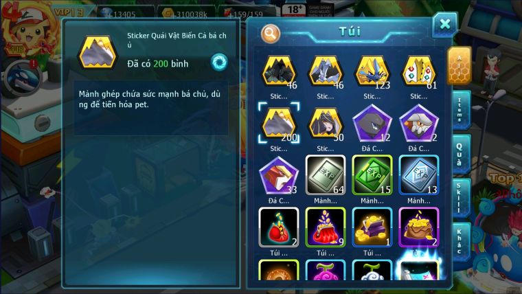 MÃ : 745- SV945-TOP10- HOOH- PAL- DAINCIE FULL CH DYNAMAX- FULL TRỤ THẦN SEN ĐỎ 3 TEAM LỬA NHAM NƯỚC CỰC CHẤT LƯỢNG !