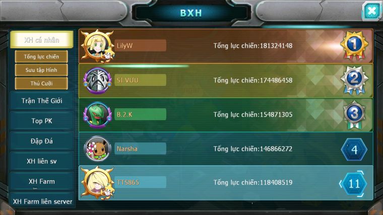 MÃ : #TTS865 - SV241 -TOP 11- HOOH CH DYNAMAX DIANCIE CH DYNAAMX  RAYQUAZA BÁ CHỦ UNVOA WB BÁ CHỦ 3 TEAM CHAM CỰC CHẤT CHO AE PK