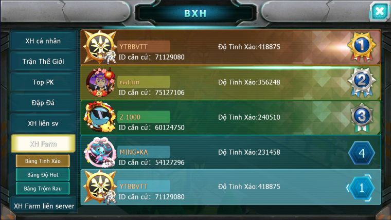 MÃ : #TTS949 - SV71 - TOP1 - VIP20- FARM CỰC TO- CẶP CHÓ BÁ CHỦ HOOH CH DYNAAMX YVETAL BC BỘ BA ULTRA NECROMA NHIỀU PET HUYỀN THOẠI FULL SÉT ĐỒ