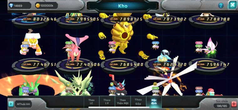 TPT799/Siêu Phẩm s12/vua kiếm - khiên dynamax + mel dynamax + ho-oh ch + wb ch + cặp Z đỏ bc + xanh ch