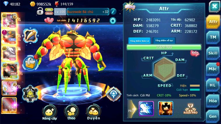 MÃ : #TTS966- SV 26 -TOP 4- 40K KC- 4K MẢNH- HOOPA BÁ CHỦ FULL  224K SPEED- FULL MỌI THỨ MẠNH- 3 TEAM CỰC NGON AE Ạ ĐỘC LẠ BÁ ĐẠO