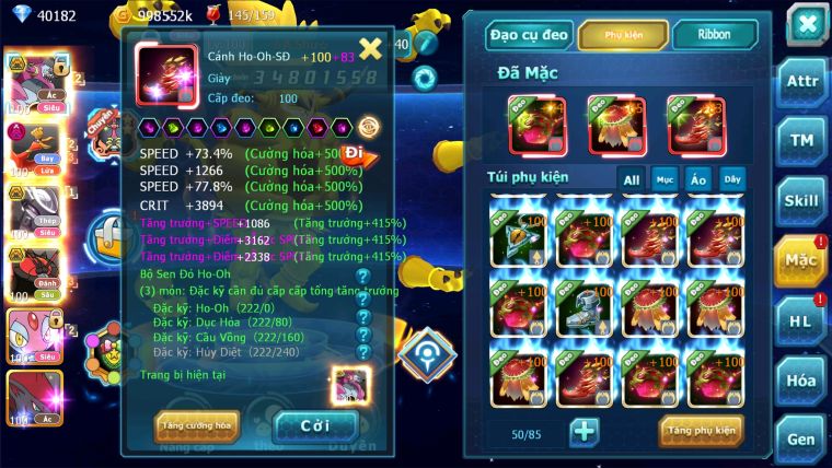 MÃ : #TTS966- SV 26 -TOP 4- 40K KC- 4K MẢNH- HOOPA BÁ CHỦ FULL  224K SPEED- FULL MỌI THỨ MẠNH- 3 TEAM CỰC NGON AE Ạ ĐỘC LẠ BÁ ĐẠO