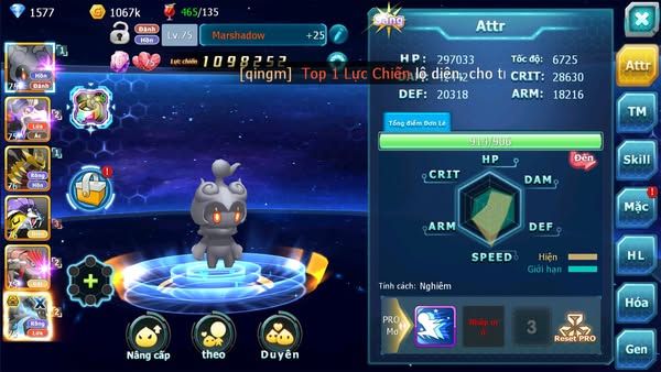 MÃ : #TTS960 - SV1549 - V5- MASHADOW  DRAK HOOH  GIRATINA NHIỀU PET HT