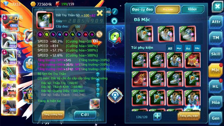 MÃ : #TTS991 - SV 1165 -TOP8-9 V15- HOOOH WB CH DYNAMAX MAX- DRAK HOOH BC FULL TEAM CHAM CHẤT