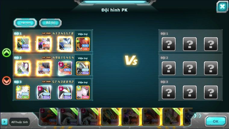MÃ : #TTS991 - SV 1165 -TOP8-9 V15- HOOOH WB CH DYNAMAX MAX- DRAK HOOH BC FULL TEAM CHAM CHẤT