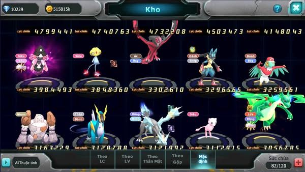 MÃ : #TTS1020 - SV 1341 - TOP 18- 800 SÁHC- DIANCIE CH DYNAMAX HOOH BC FULL TEAM  NHAM