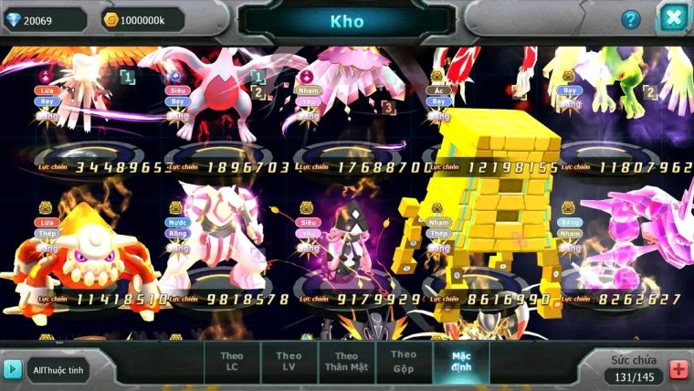 MÃ : #TTS1178 - SV 1155- TOP 12 V14 - HOOH CH DYNAMAX LUGIA CH FULL SS DIANCIE DYNAMAX 3 TEAM CỰC CHẤT