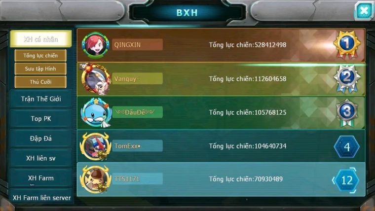 MÃ : #TTS1178 - SV 1155- TOP 12 V14 - HOOH CH DYNAMAX LUGIA CH FULL SS DIANCIE DYNAMAX 3 TEAM CỰC CHẤT